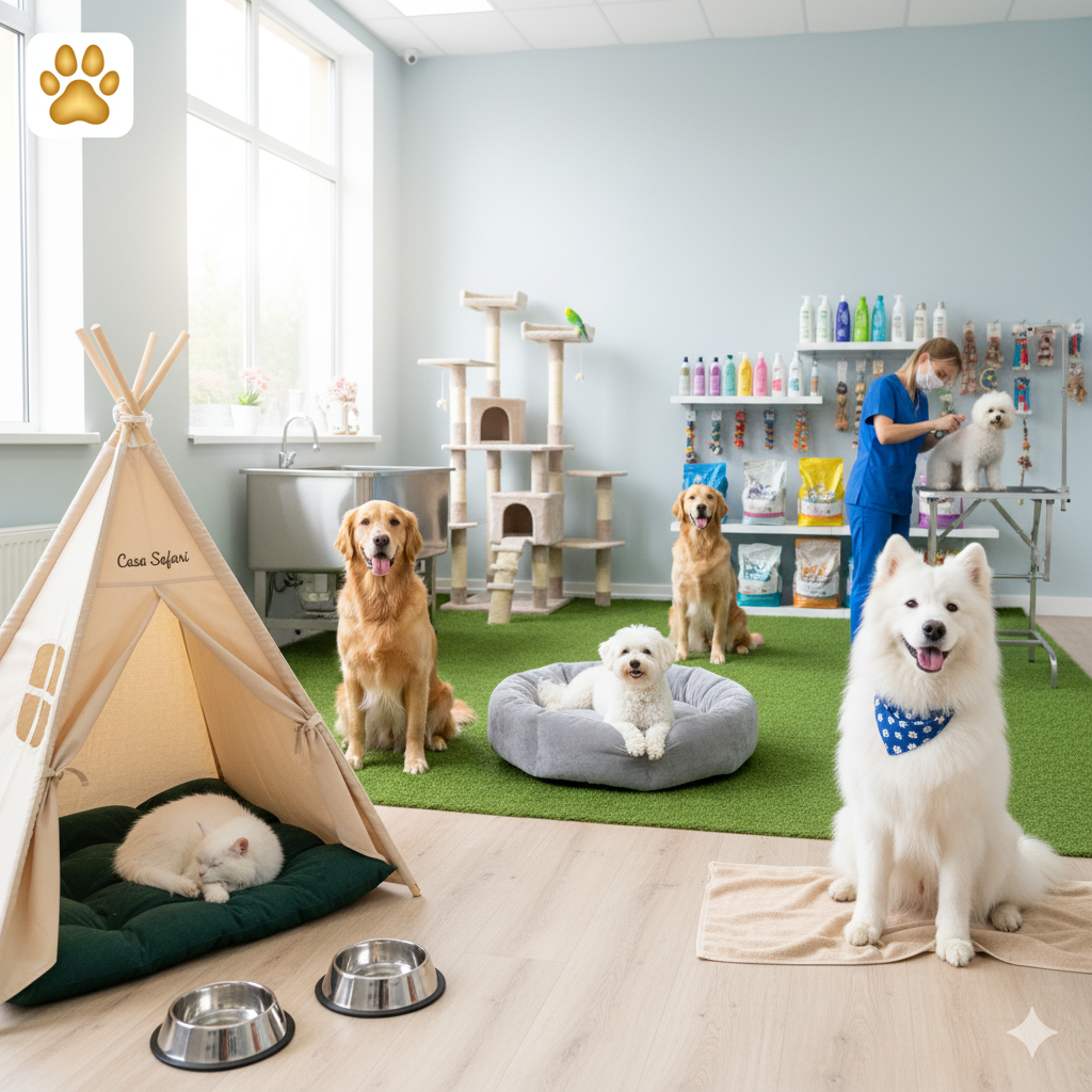 Pet feliz após o banho