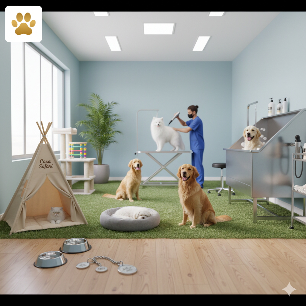 Atendimento no Spa Pet